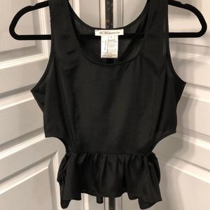 BCBG peplum top